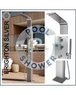 Brighton Silver 316L Stainless Steel Marine Grade WATERMARK REGISTERED Outdoor Indoor Massage Pool Shower