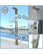(PRE - ORDER SALE ETA End Of October) Bondi 316 Marine Grade WATERMARK REGISTERED Stainless Steel Outdoor Indoor /Pool Shower