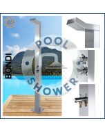 Bondi Silver 316L Marine Grade WATERMARK REGISTERED Stainless Steel Outdoor Indoor Pool Shower