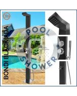Bondi Black ADA 316 Marine Grade WATERMARK REGISTERED Stainless Steel Outdoor Indoor /Pool Shower