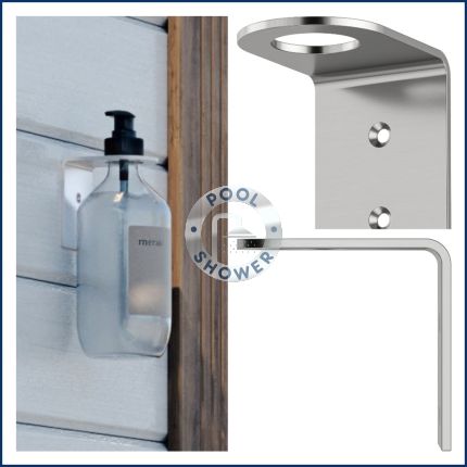 Premium Quality 316L Marine Grade Stainless Steel Outdoor Body Wash/Shampoo/Soap Dispenser Bracket