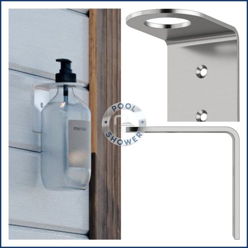 Premium Quality 316L Marine Grade Stainless Steel Outdoor Body Wash/Shampoo/Soap Dispenser Bracket